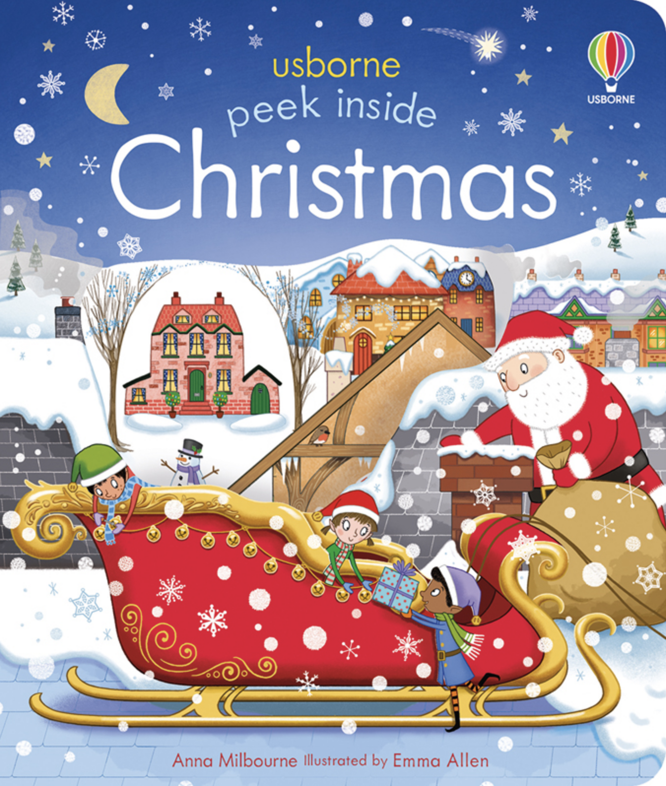 Peek Inside Christmas (Board book)
