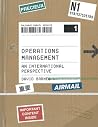 Operations Management: An International Perspective Operations Management: An International Perspective
