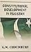 Constitutional development in Pakistan by G.W. Choudhury