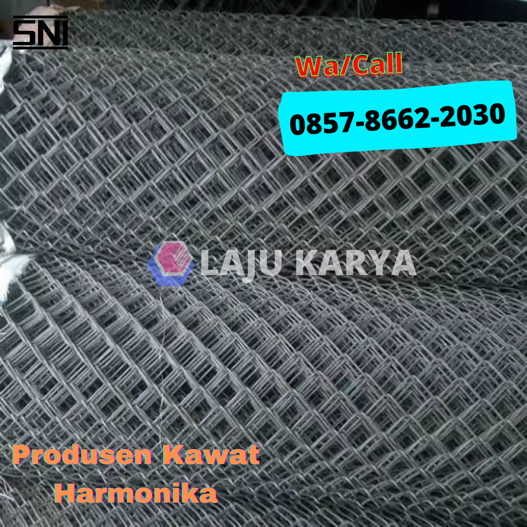 WA 0857-8662-2030, Harga Kawat Harmonika 50x50 Cilacap, Kawat Anyam Harmonika, Kawat Harmonika Baja
