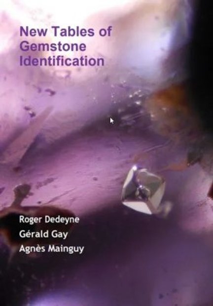 New Tables Of Gemstone Identification