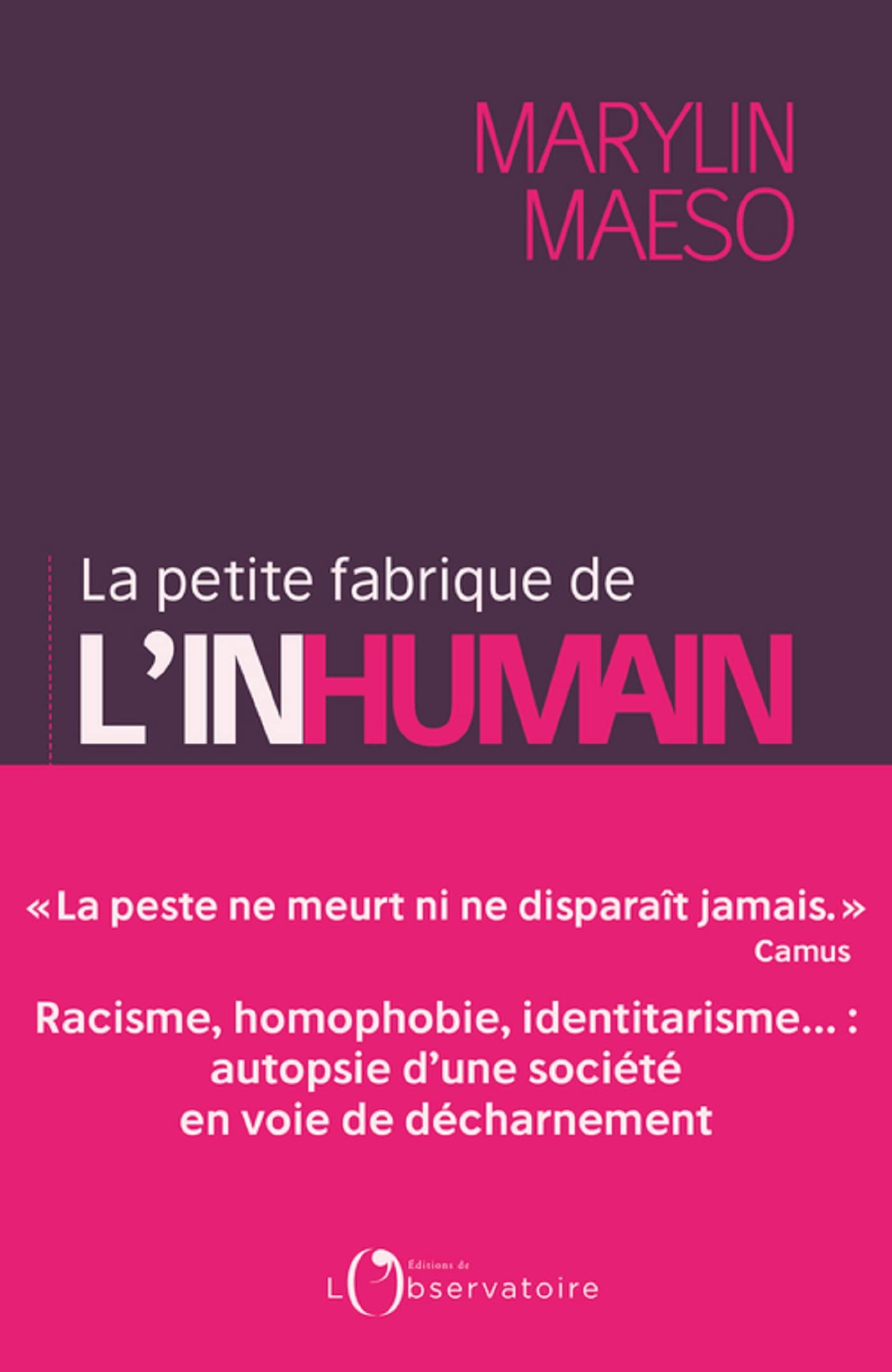 La petite fabrique de l'inhumain (Kindle Edition)