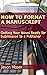 How to Format a Manuscript:...