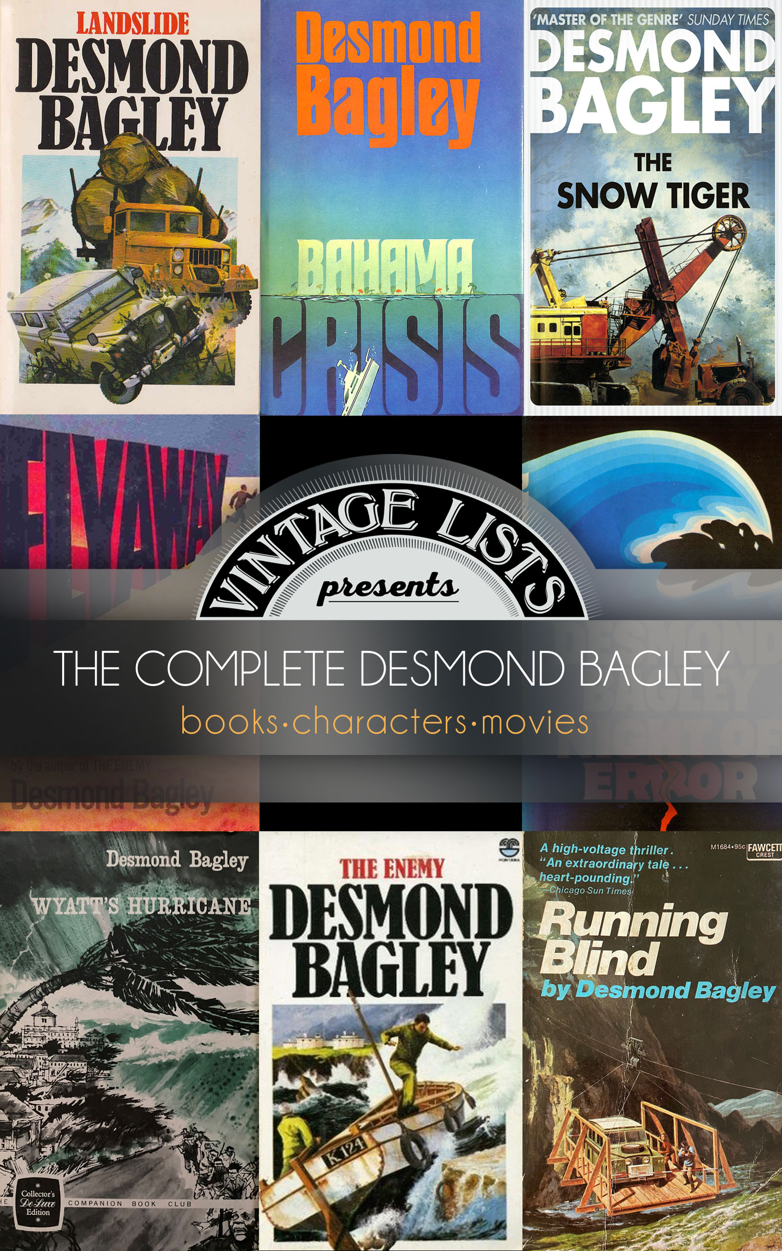 The Complete Desmond Bagley: Books. Characters. Movies.