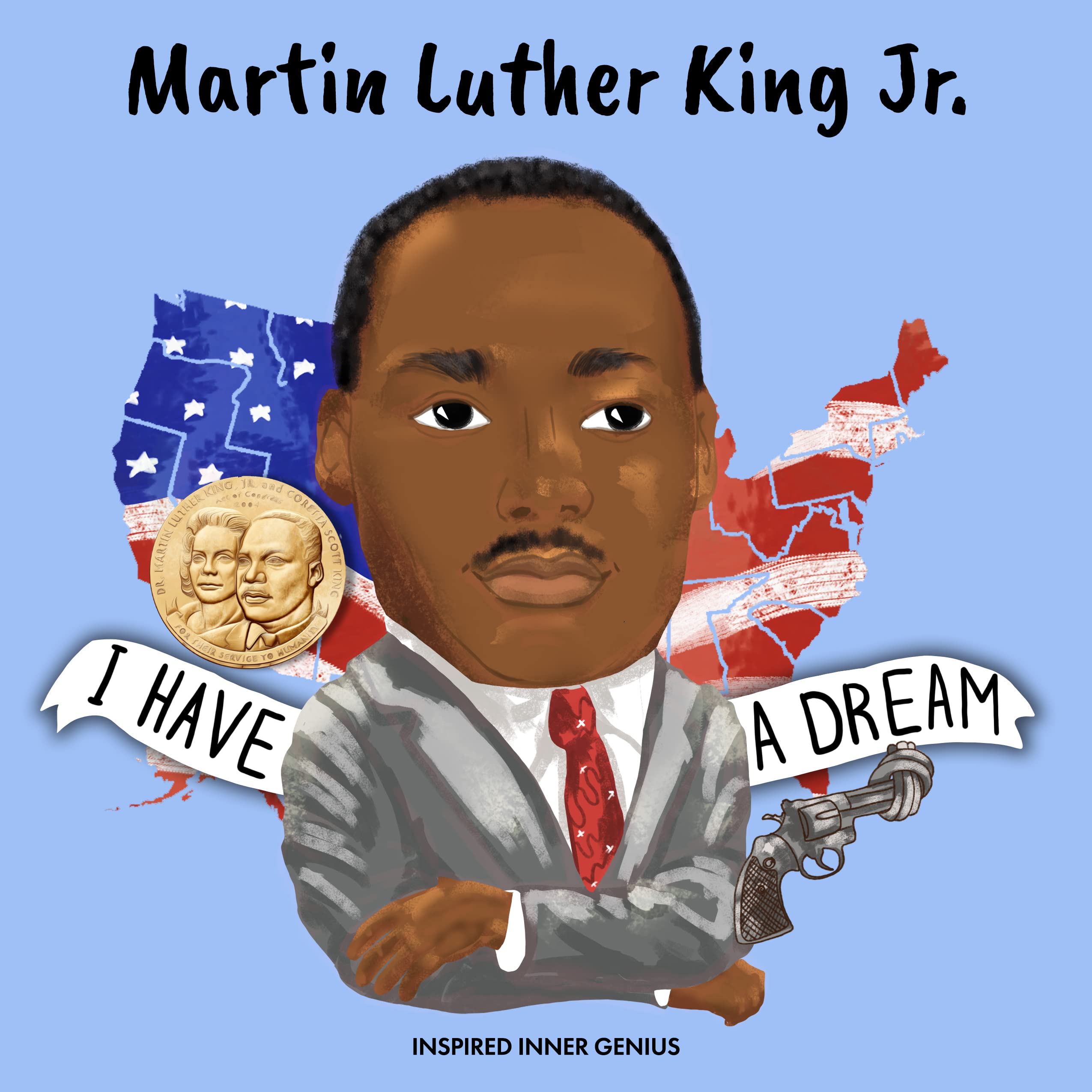 Martin Luther King Jr.: (Children’s Biography Book, Kids Book, Ages 5 to 10, Historical Black Leader, Civil Rights) (Inspired Inner Genius)