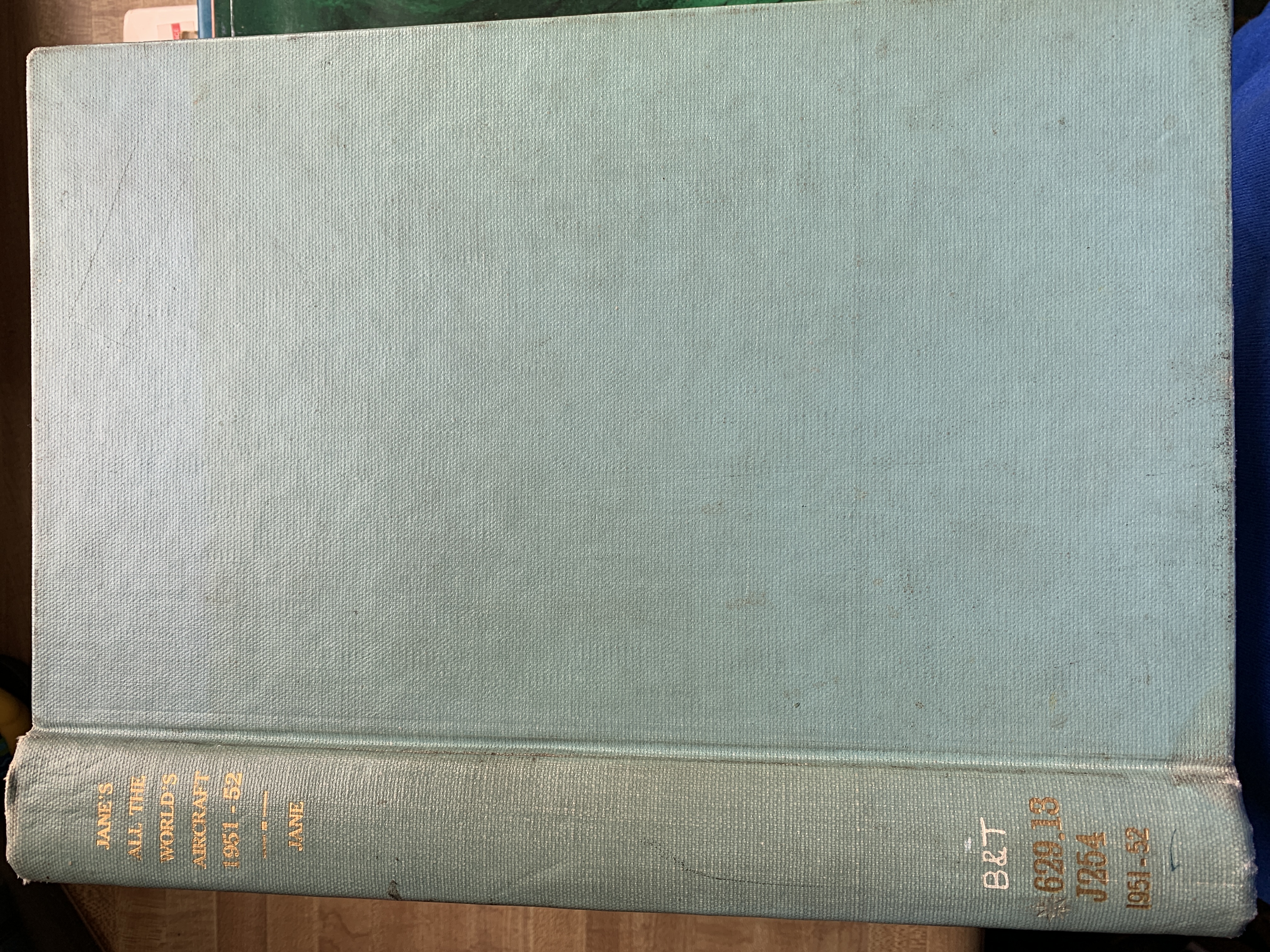 Jane’s All the World’s Aircraft 1951-52 (Hardcover)