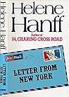 Letter from New York by Helene Hanff