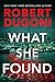 What She Found (Tracy Cross...