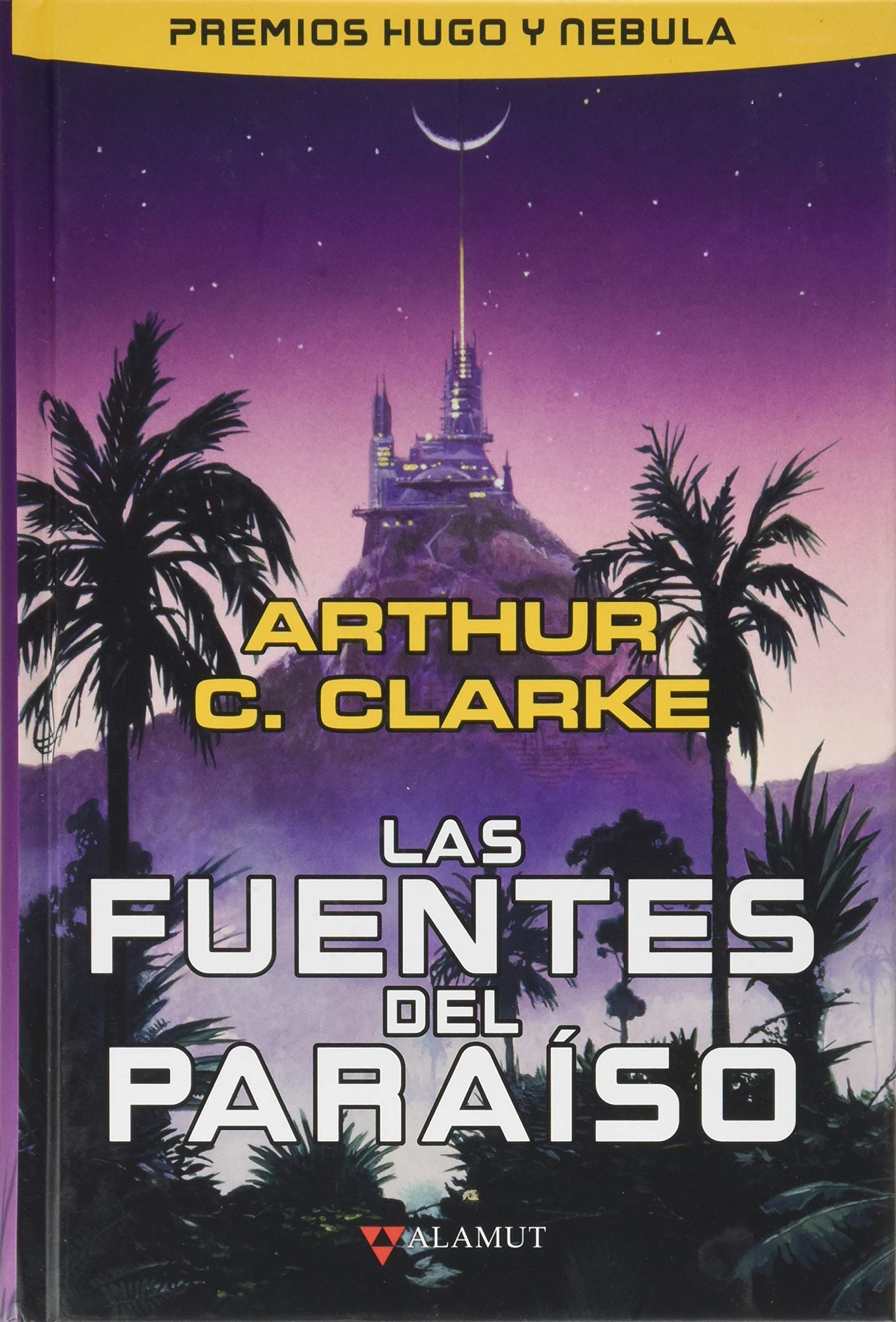 Portada de Las fuentes del paraíso, de Arthur C. Clarke