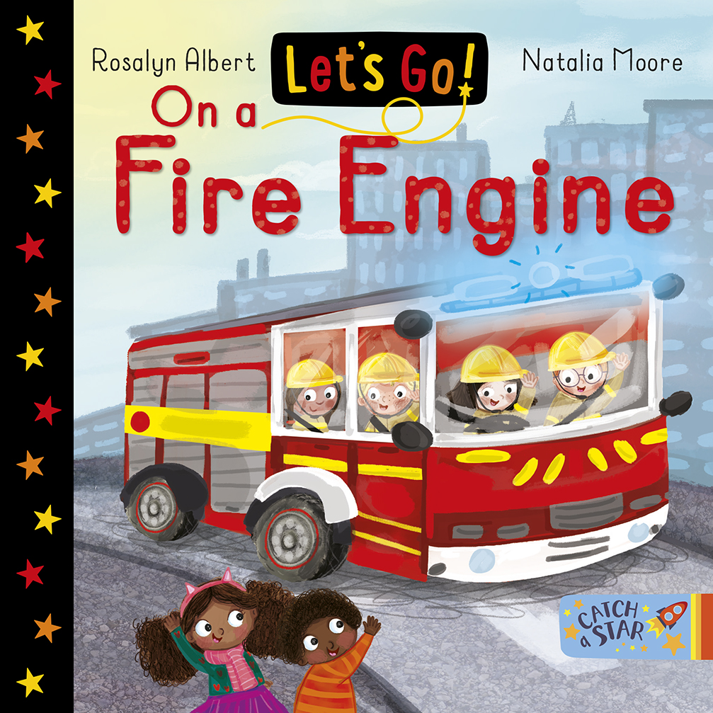 Let's Go! On a Fire Engine (Board book)