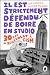 Il est strictement défendu de boire en studio by Alexandre Fontaine Rousseau Il est strictement défendu de boire en studio by Alexandre Fontaine Rousseau