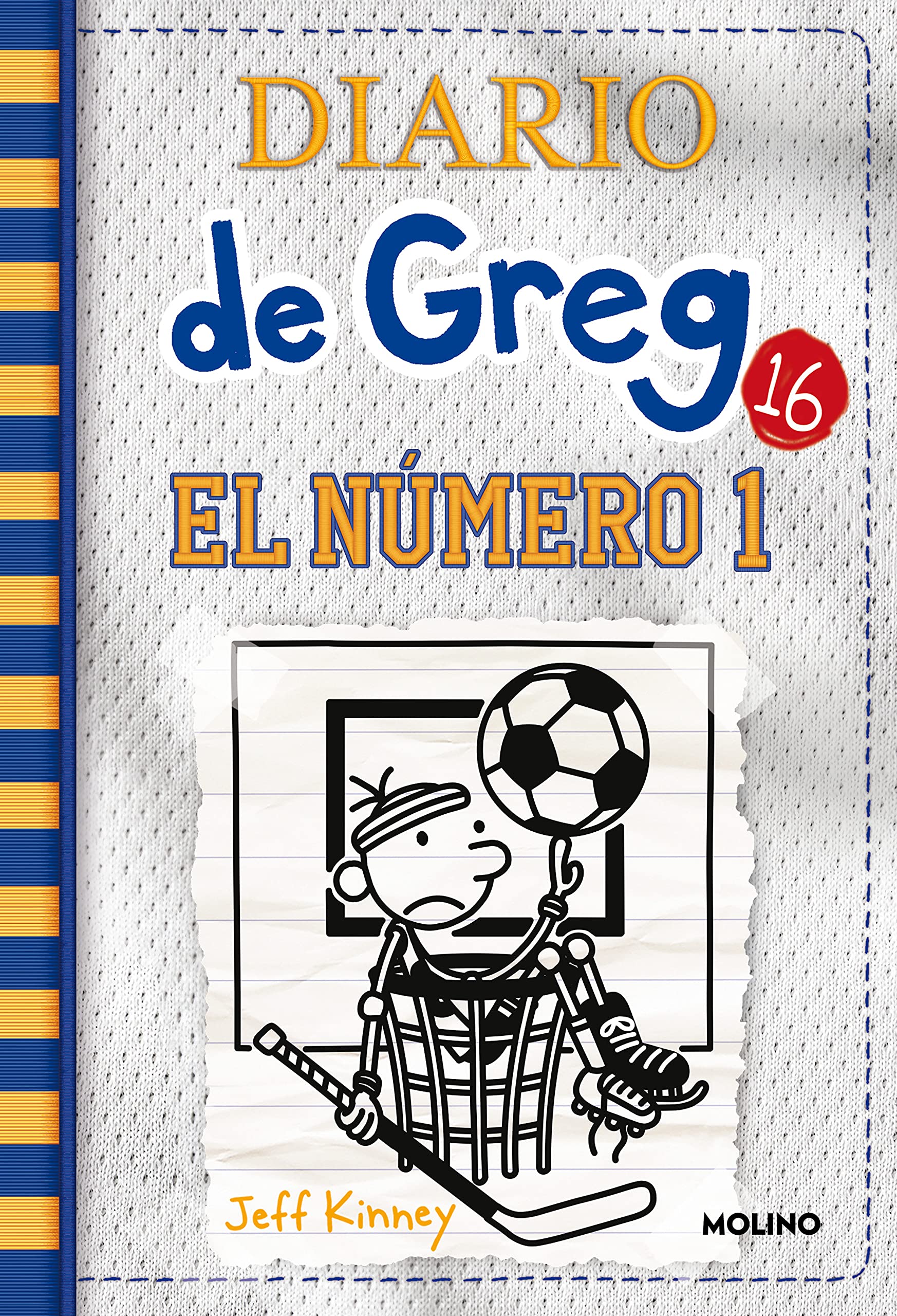 Portada de Diario de Greg 16 - El número 1, de Jeff Kinney