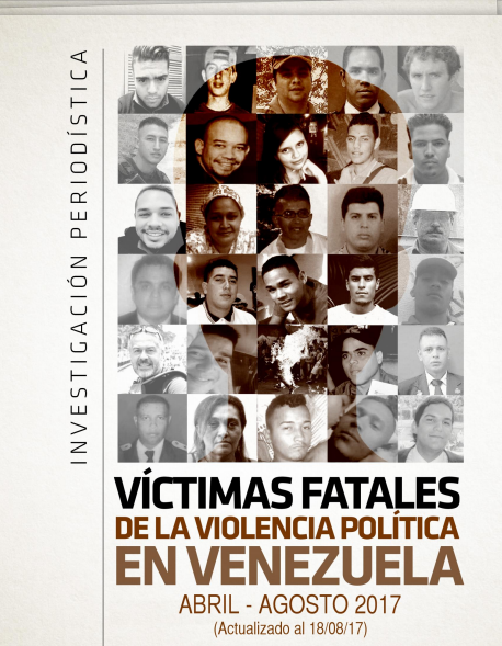 Víctimas Fatales de la Violencia Política: Abril - Agosto 2017
