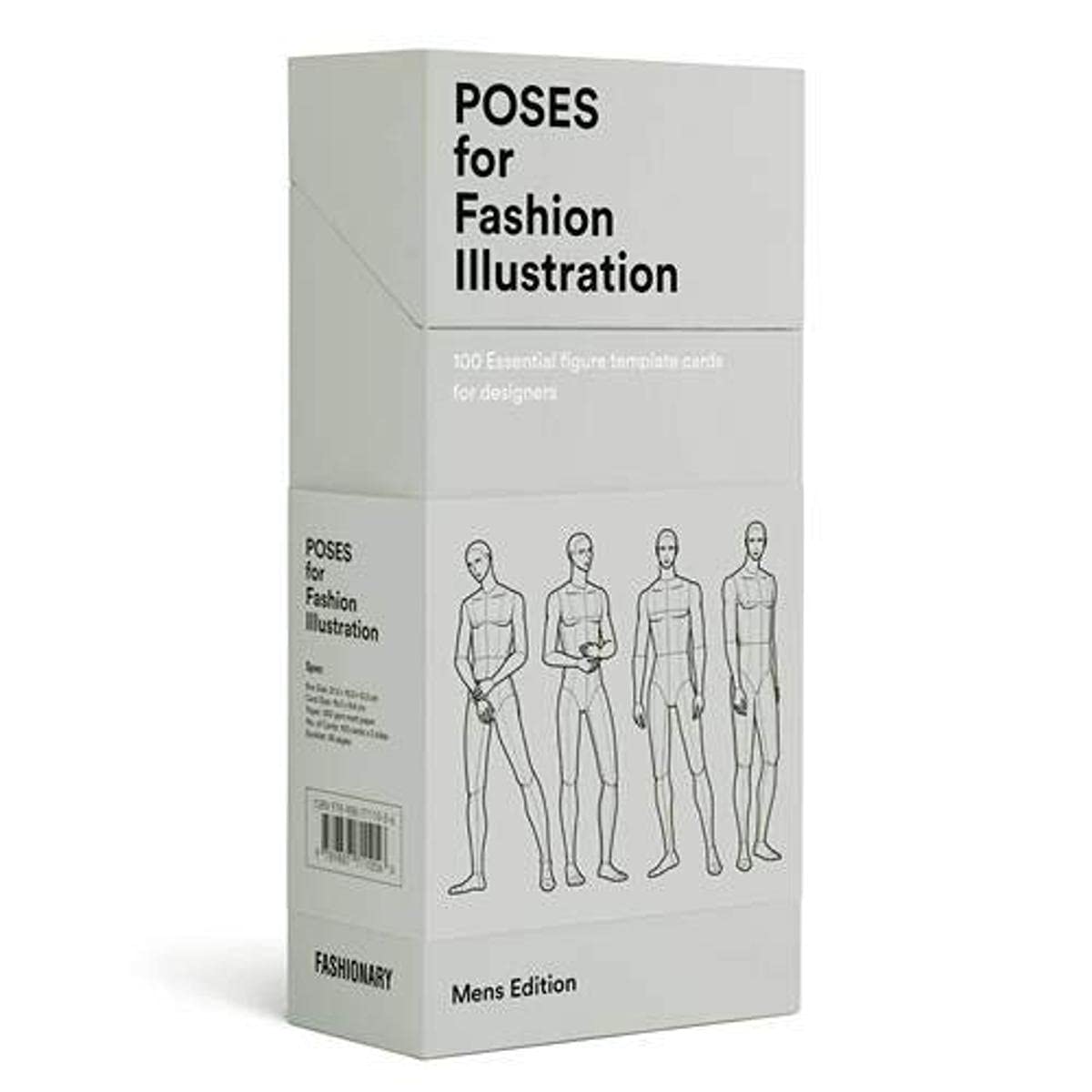 Poses for Fashion Illustration - Men (Card Book)