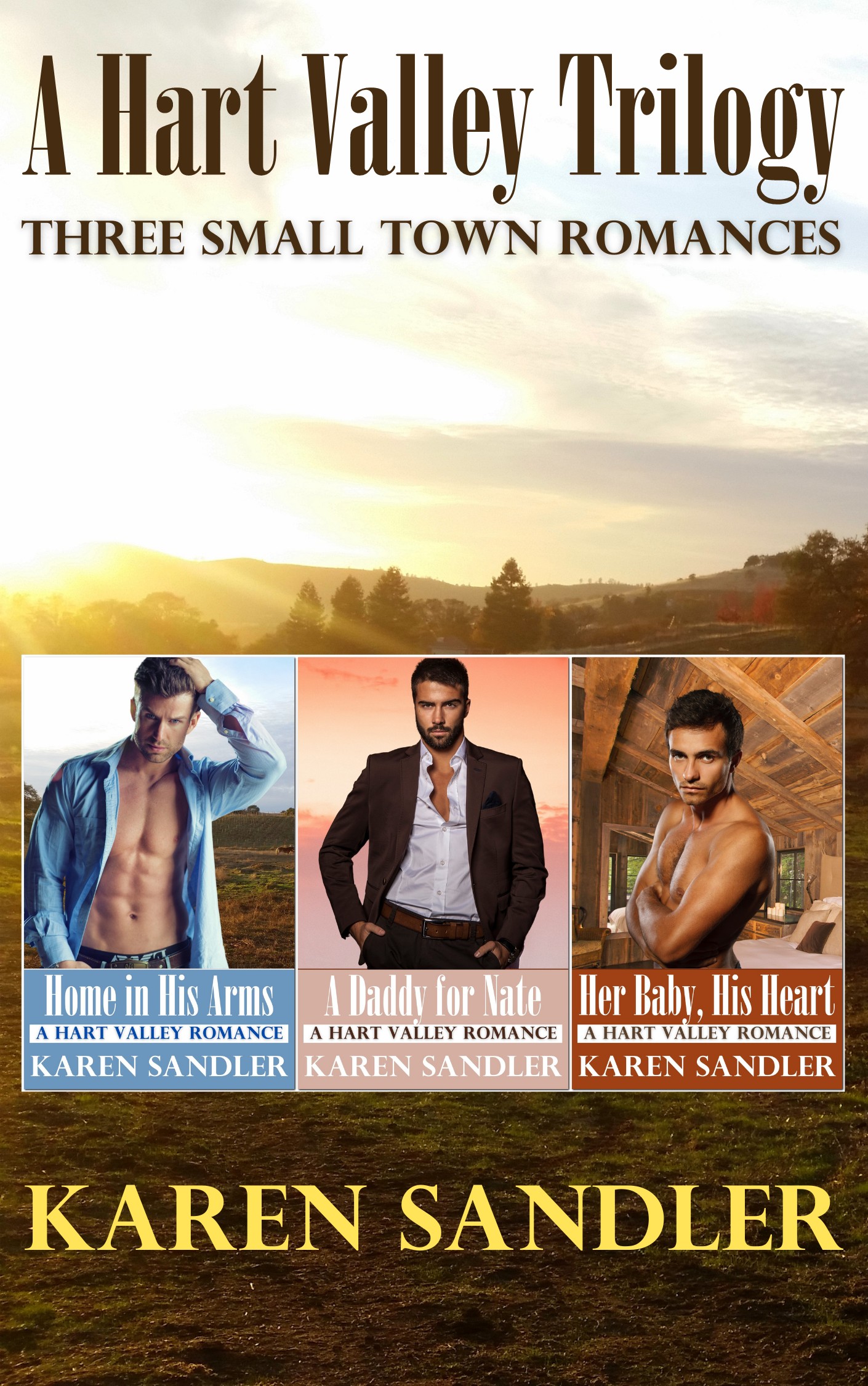 A Hart Valley Trilogy: Three Heartwarming Small Town Romances