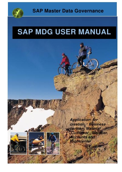 SAP Master Data Governance (MDG) User Guide