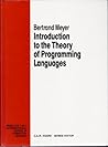 Introduction to the Theory of Programming Languages (Prentice-hall International Series in Computer Science)