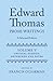 Edward Thomas: Prose Writings: A Selected Edition: Volume V: Critical Studies: Swinburne and Pater
