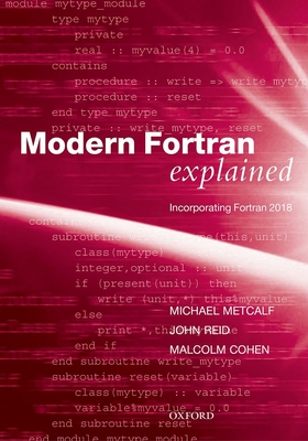 pdf download Modern FORTRAN Explained: Incorporating FORTRAN 2018
