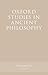 Oxford Studies in Ancient Philosophy, Volume 52