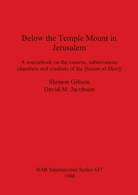 Below the Temple Mount in Jerusalem (BAR International)
