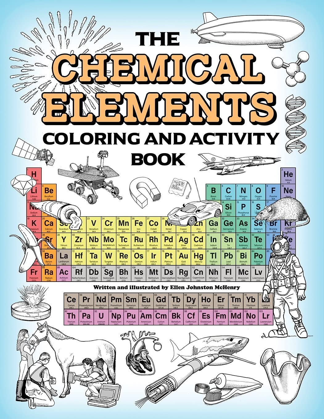 The Chemical Elements Coloring and Activity Book (Paperback)