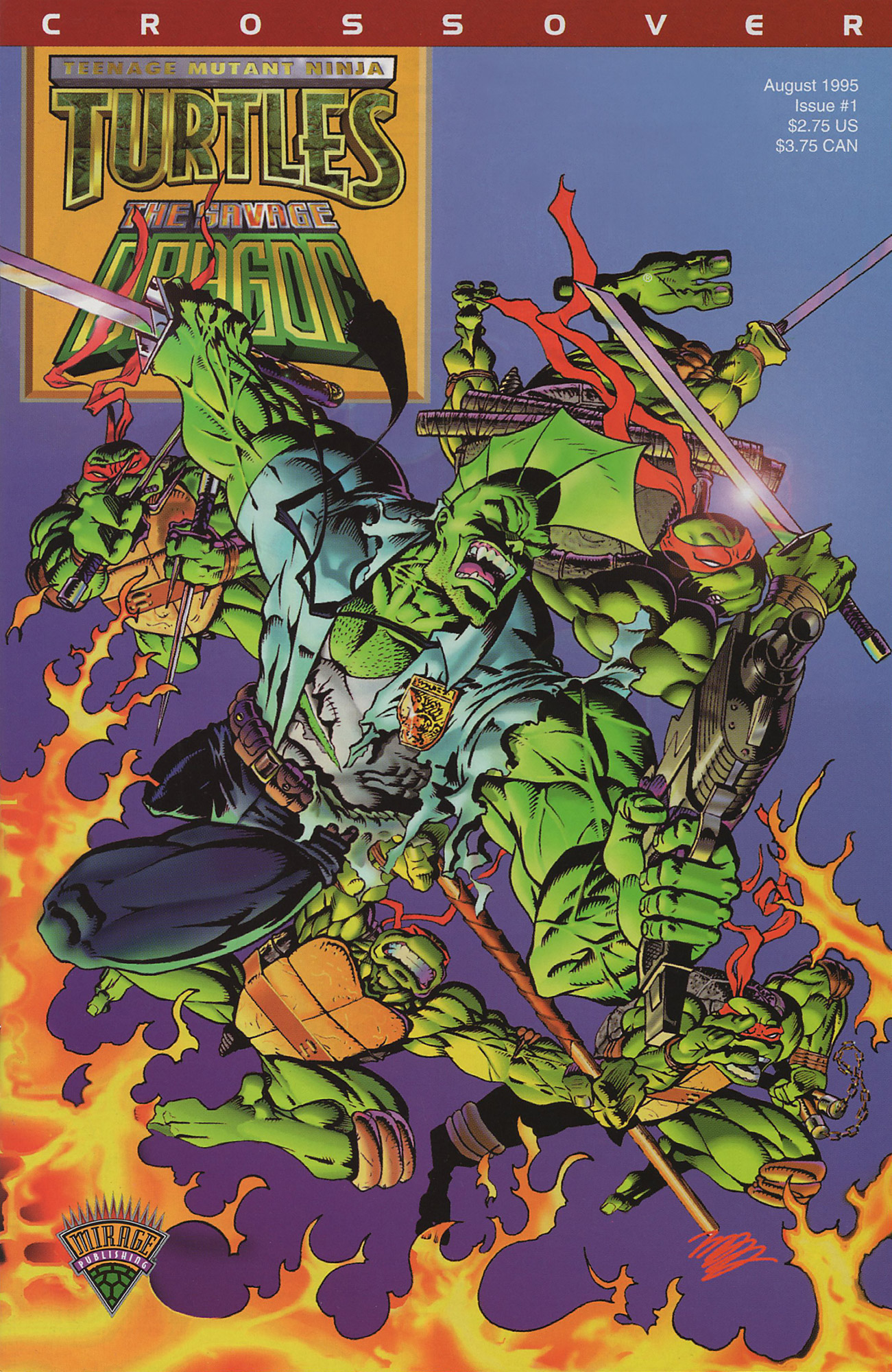 Teenage Mutant Ninja Turtles / Savage Dragon Crossover #1