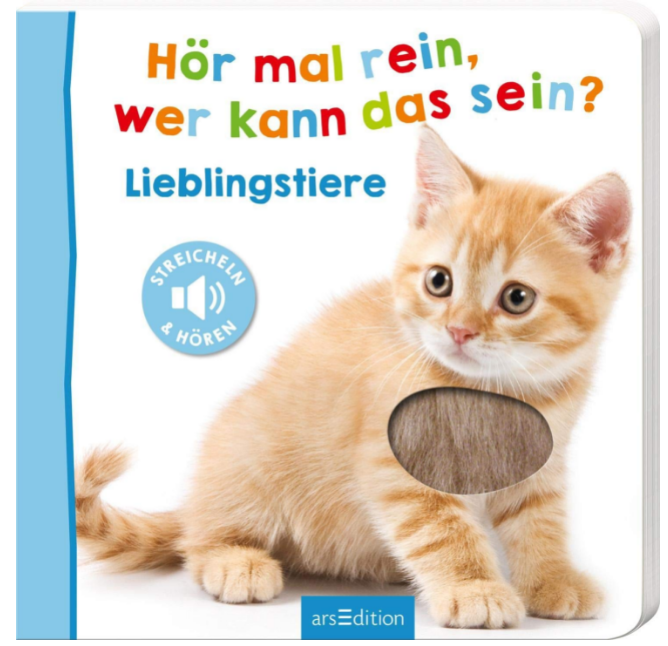 Hör mal rein, wer kann das sein? – Lieblingstiere (Board book)