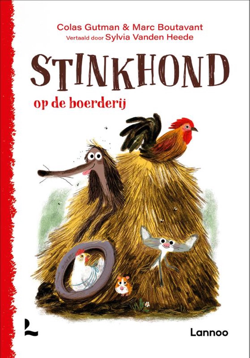 Stinkhond op de boerderij