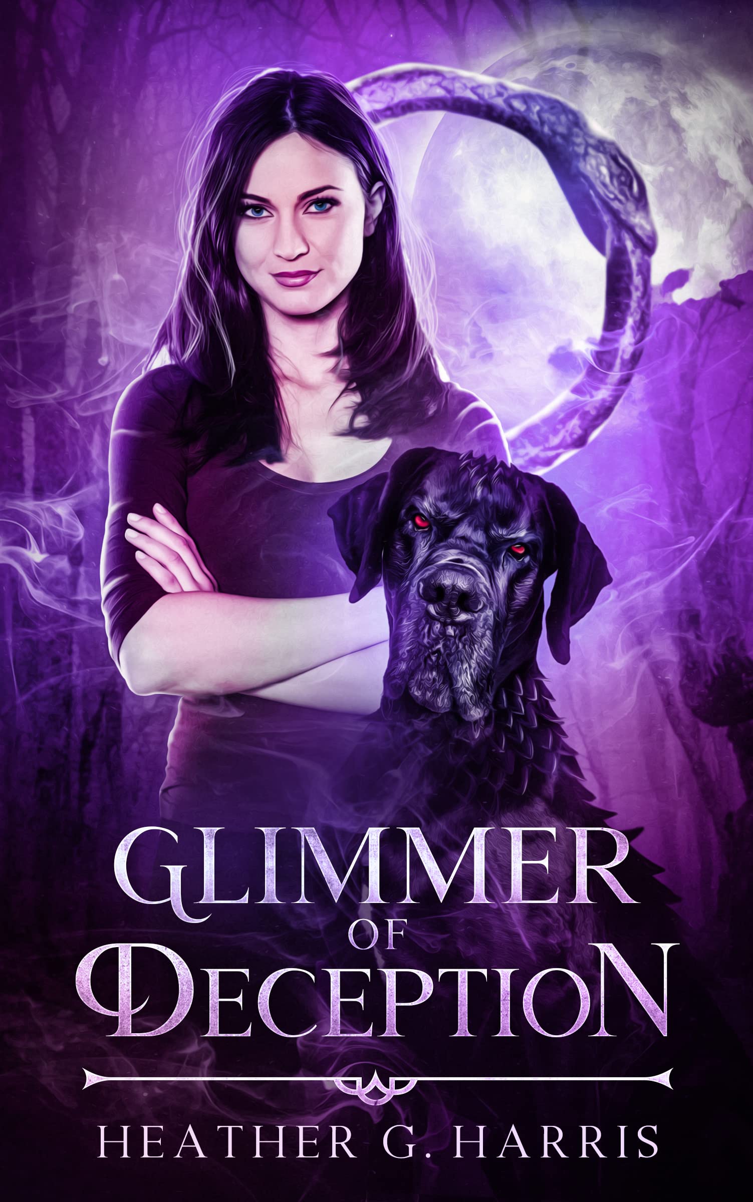 Portada de Glimmer of Deception, de Heather G. Harris