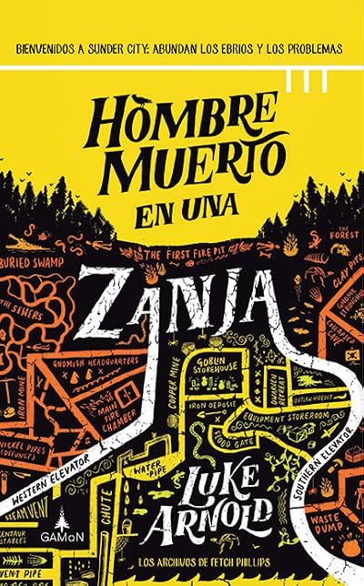 Portada de Hombre muerto en una zanja, de Luke Arnold