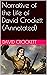 Narrative of the Life of David Crockett (Annotated)