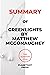 SUMMARY OF GREENLIGHTS BY MATTHEW MCCONAUGHEY by Planetdot Press
