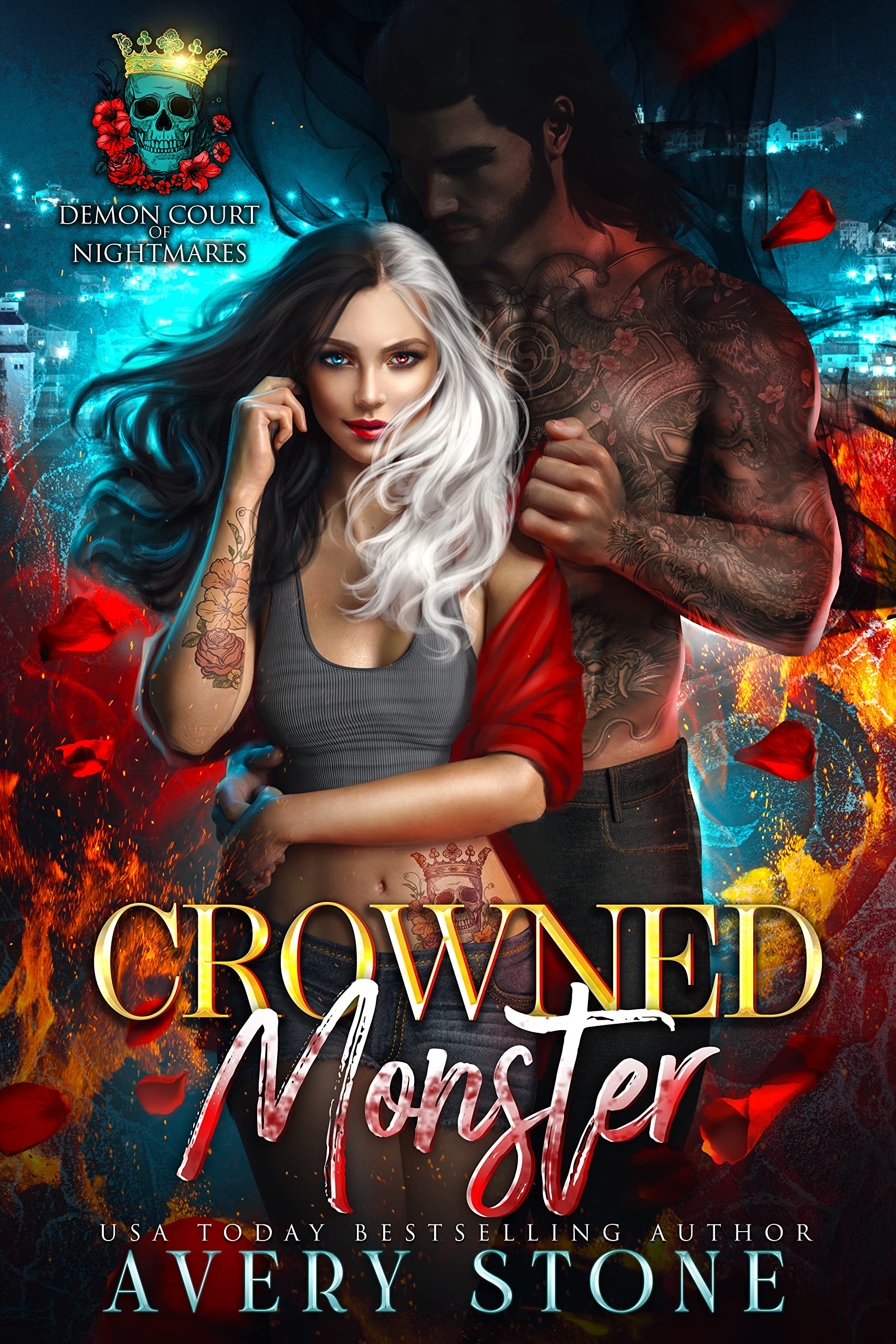 Crowned Monster: A Deliciously Dark Monster Romance (Demon Court of Nightmares Book 1)