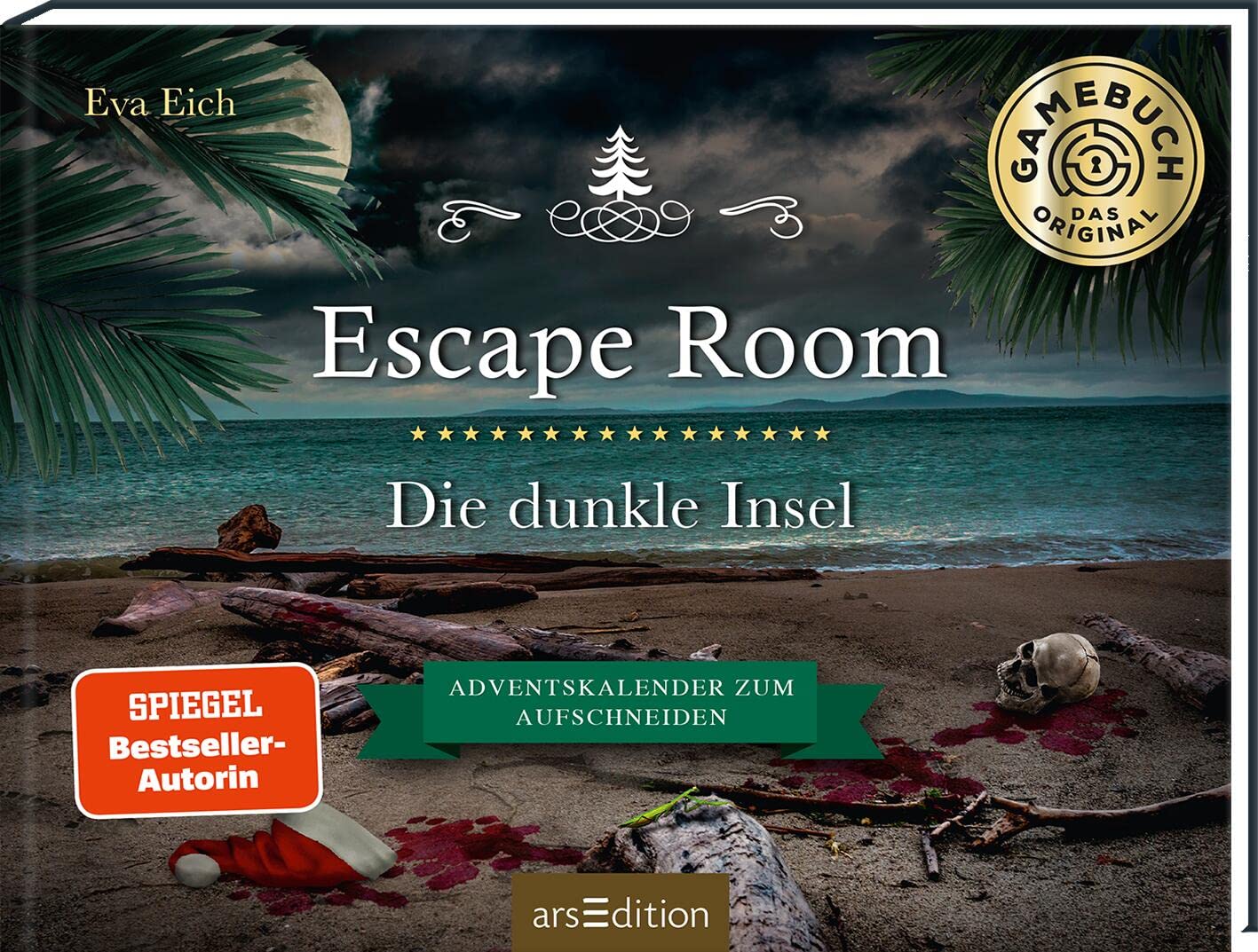 Escape Room. Die dunkle Insel. Adventskalender zum Aufschneiden (Hardcover)