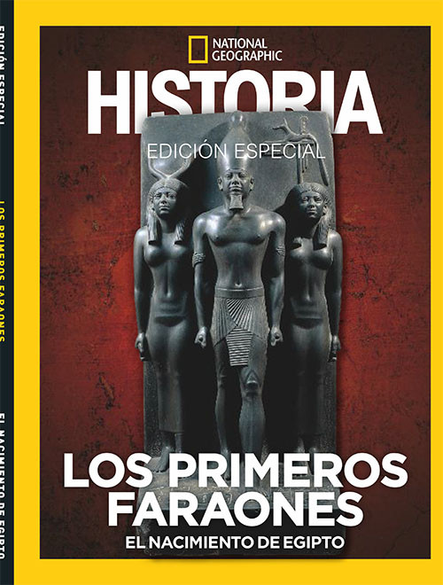 Portada de Los primeros faraones. El nacimiento de Egipto, de National Geographic Society