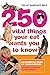 250 Vital Things Your Cat W...