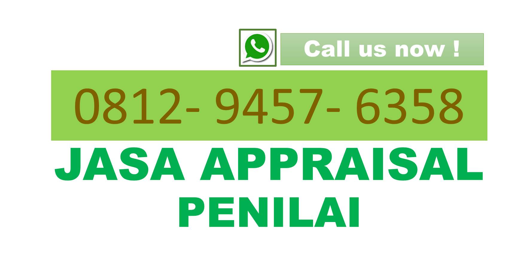 Jasa Appraisal Kediri, HUB. 0812-9457-6358, TERDEKAT…!!!