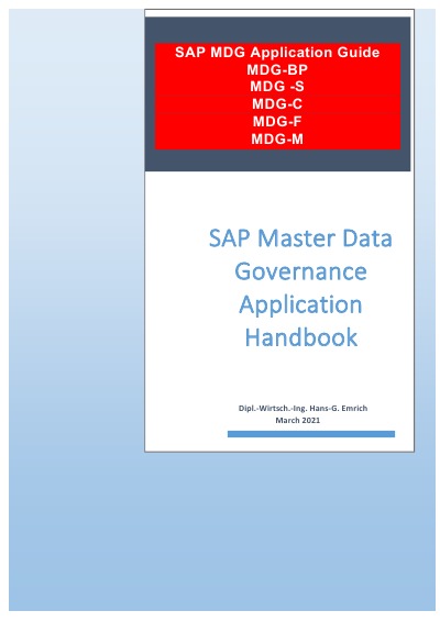 SAP Master Data Governance Application Handbook for SAP MDG-User