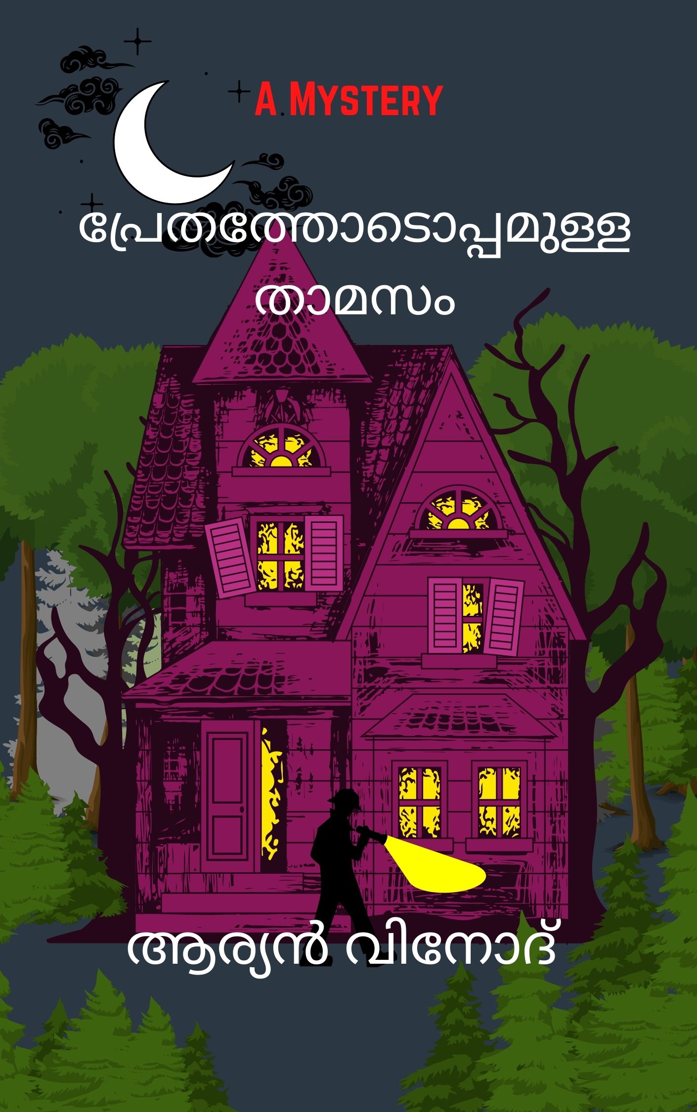 Prethathodoppamulla thamasam (പ്രേതത്തോടൊപ്പമുള്ള താമസം) (Detective Akhil Series#3)