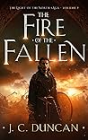 Book cover for The Fire of the Fallen (The Light of the North #2)