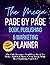 The Mega Page By Page Book, Publishing & Marketing Planner by T Styles