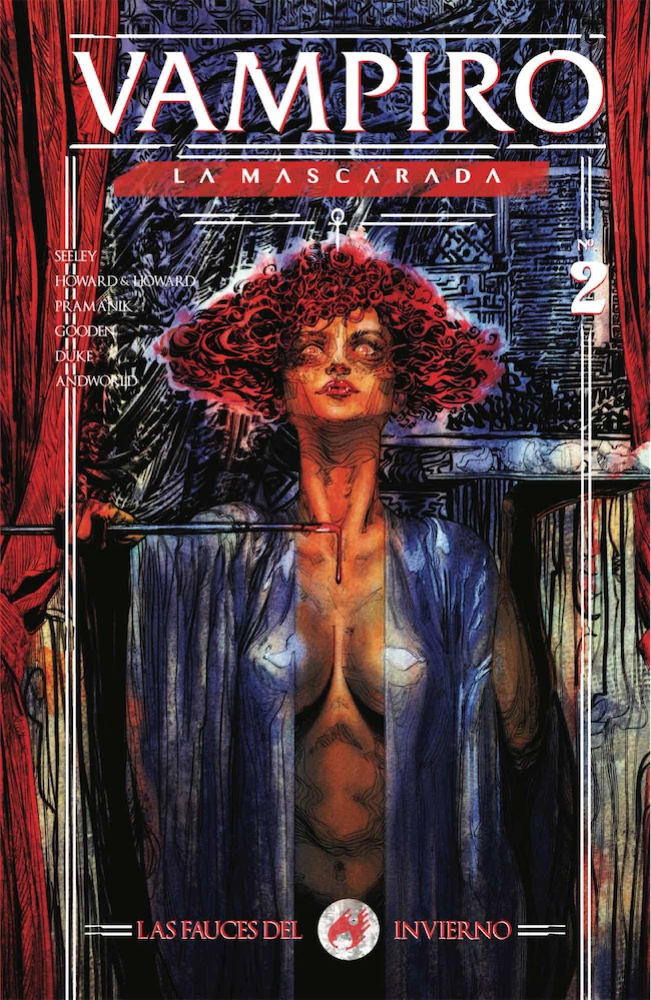 Portada de Vampiro: la Mascarada.: Las fauces del invierno 2, de Tim Seeley