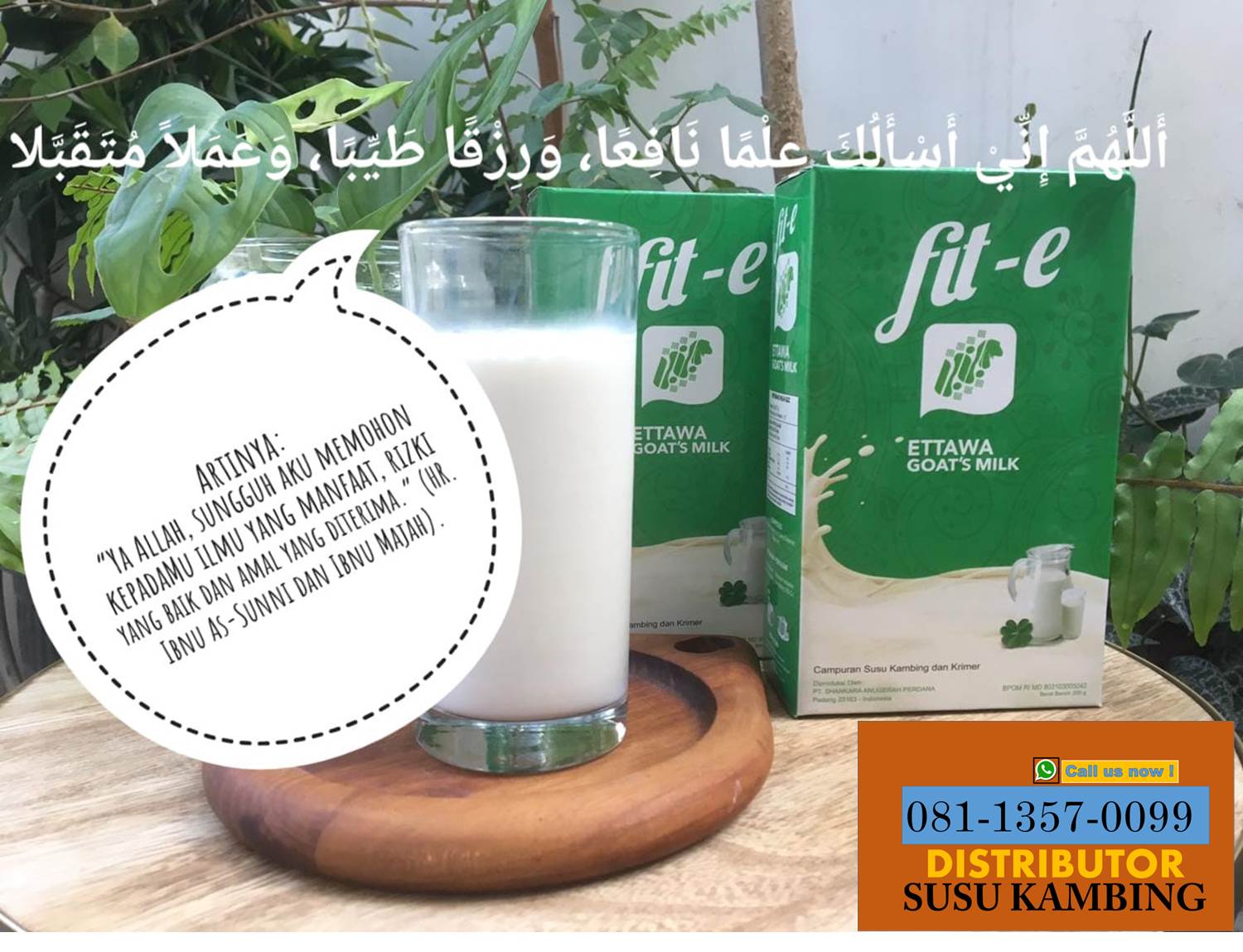 Susu Kambing Fit-E, Tlp. 0811 357 0099, NUTRISI ALAMI..!!!