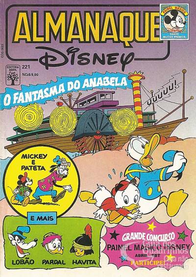 Almanaque Disney: Os Fantasmas do "Anabela" (Almanaque Disney #221)