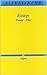 Essays: Theater, Film (Alfr...