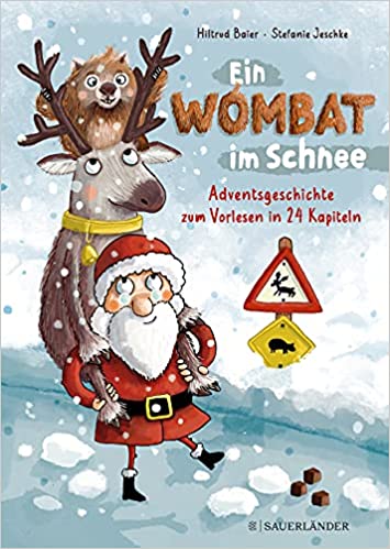 Ein Wombat im Schnee