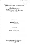 Selected Speeches and Statements of the Quaid-i-Azam Mohammad Ali Jinnah [1911-34 and 1947-48]