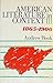 American Literature in Context by Andrew  Hook