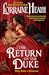 The Return of the Duke (Once Upon a Dukedom, #3)